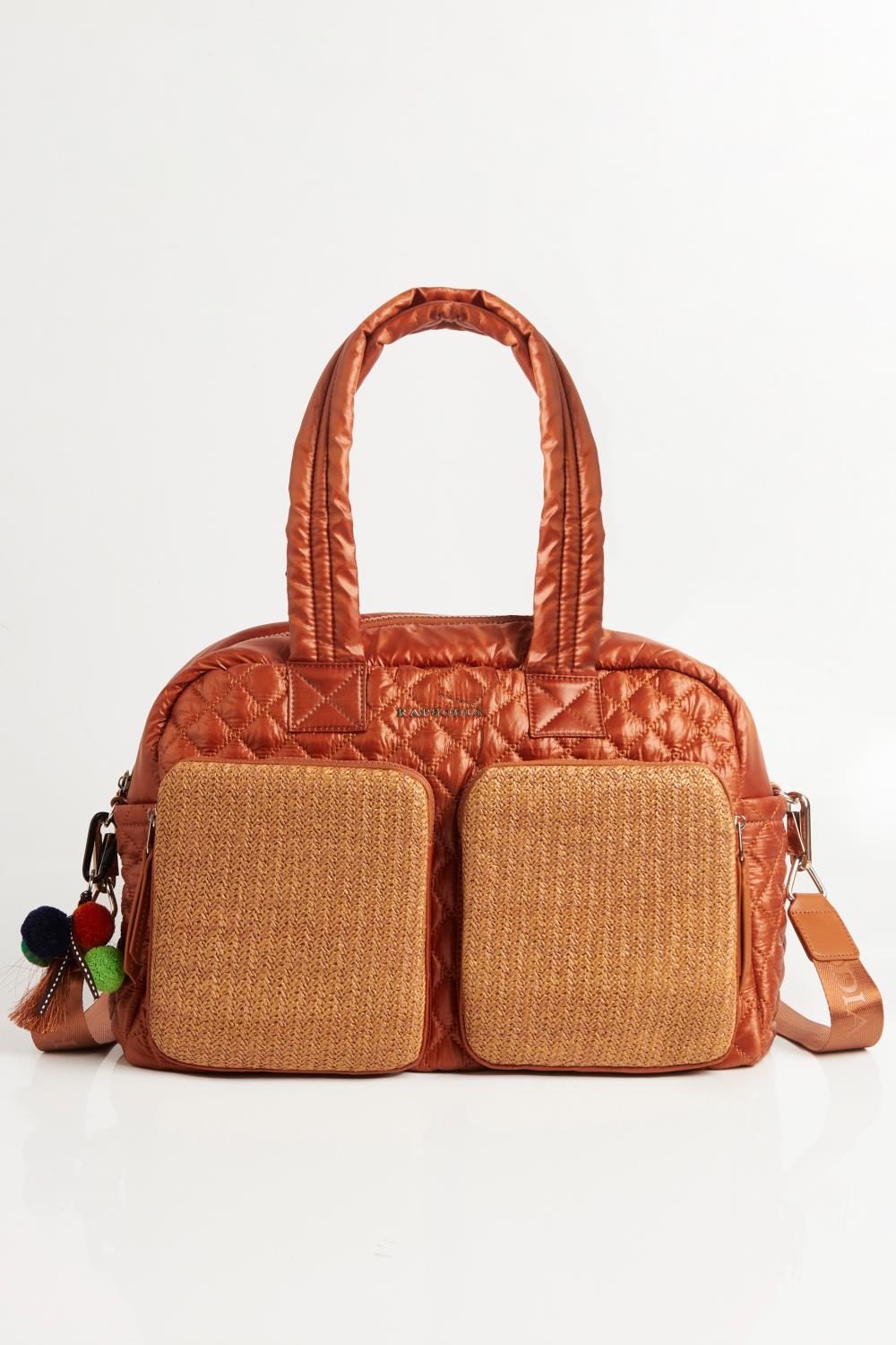 bolso sport matelasse rafia Rapsodia