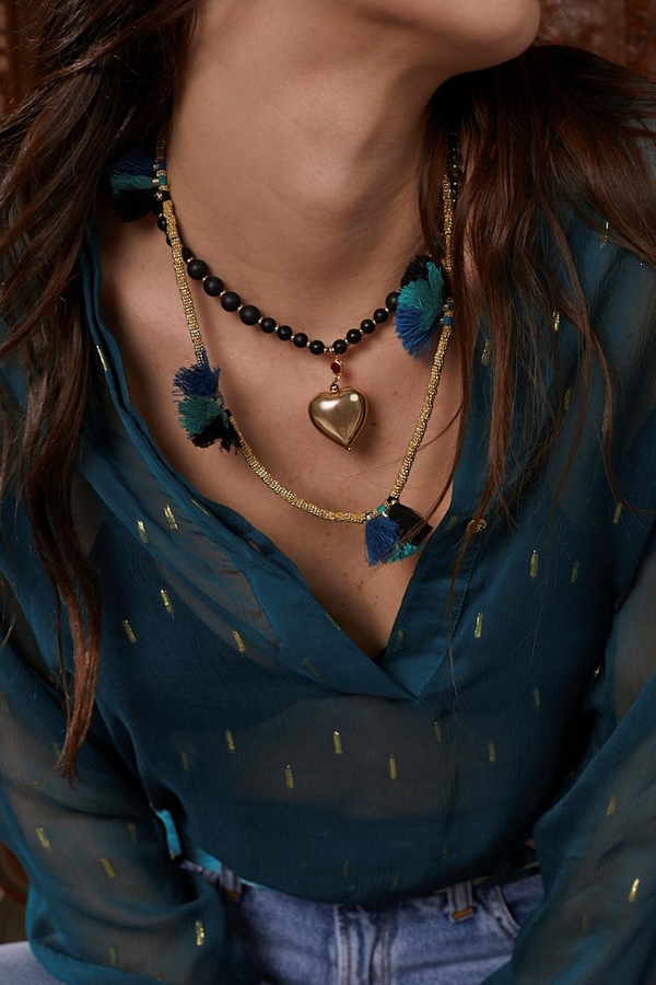 collar sunshine tassel