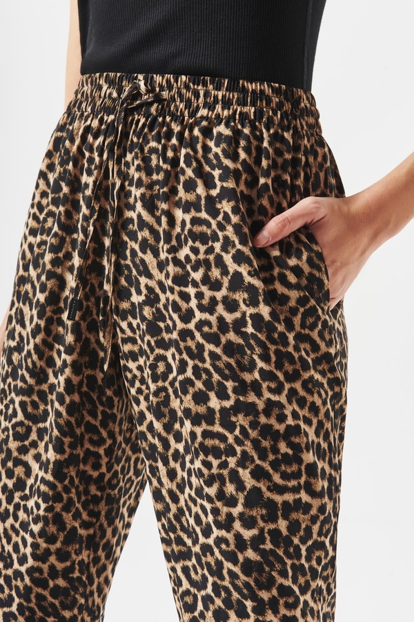 pantalon porter leopard new