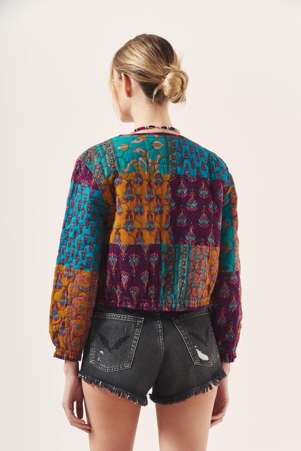 campera multi block print