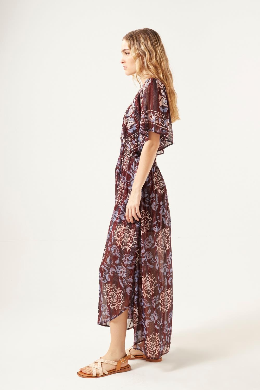 vestido irun maxi block