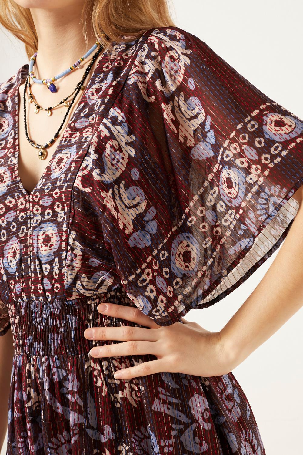 vestido irun maxi block