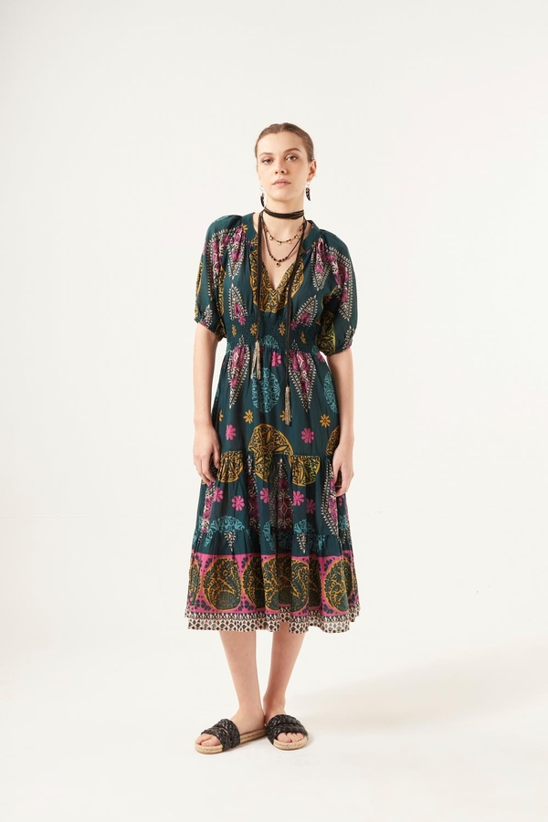 vestido anne floral