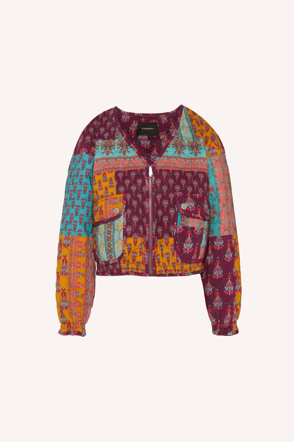 campera multi block print