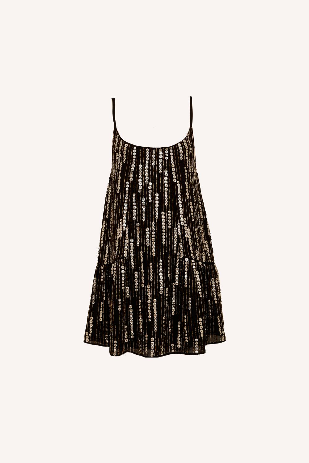 vestido deepika shine short