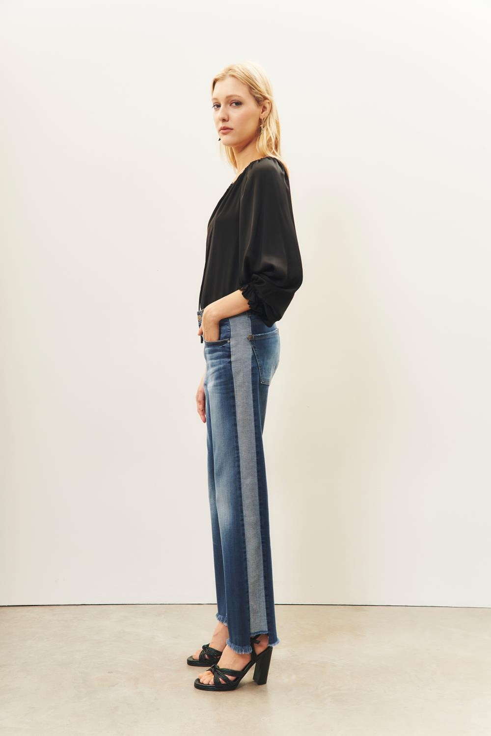 jean straight crop loose