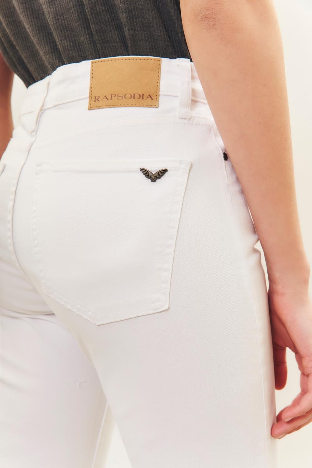 jean slim white new