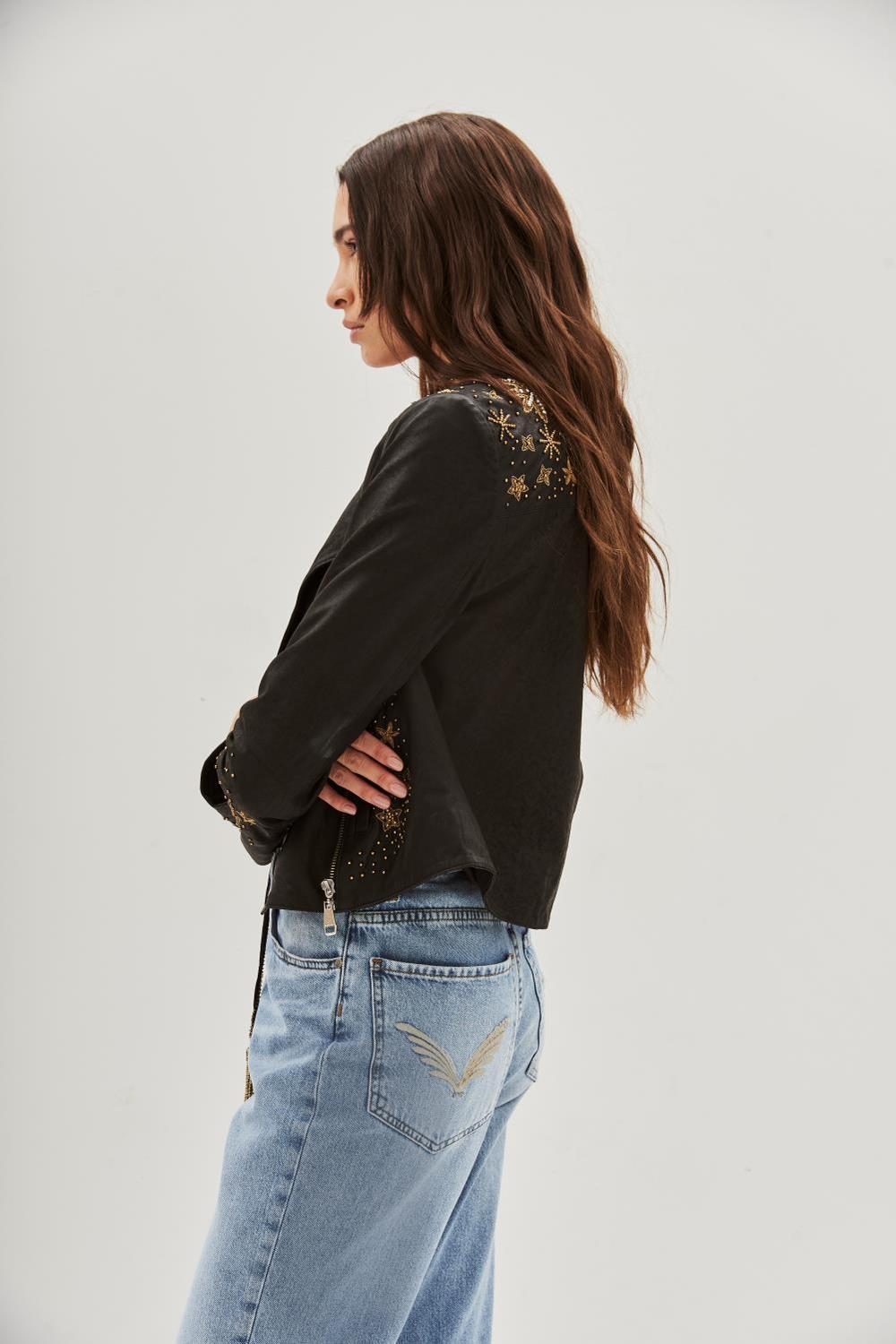 campera cosmos cuero