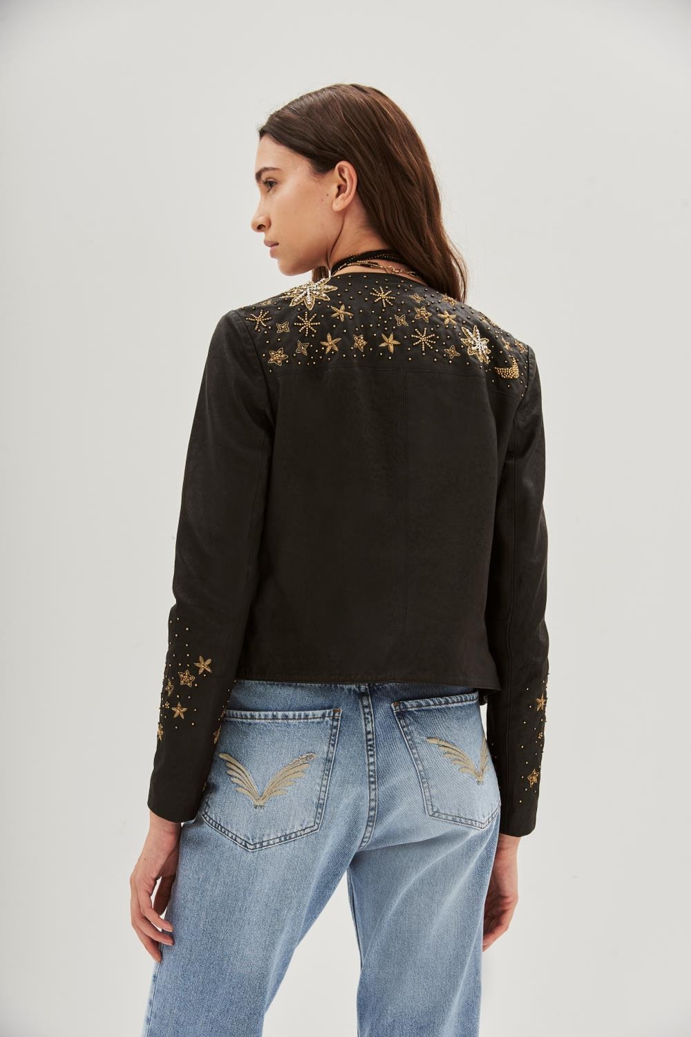 campera cosmos cuero