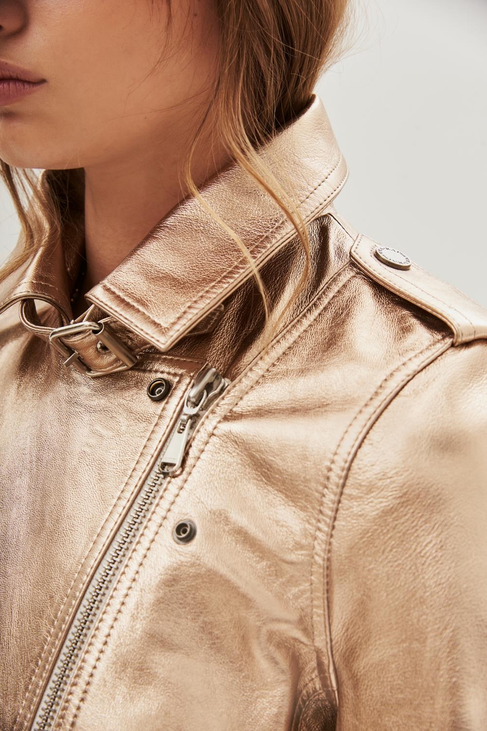 campera fairy metal cuero