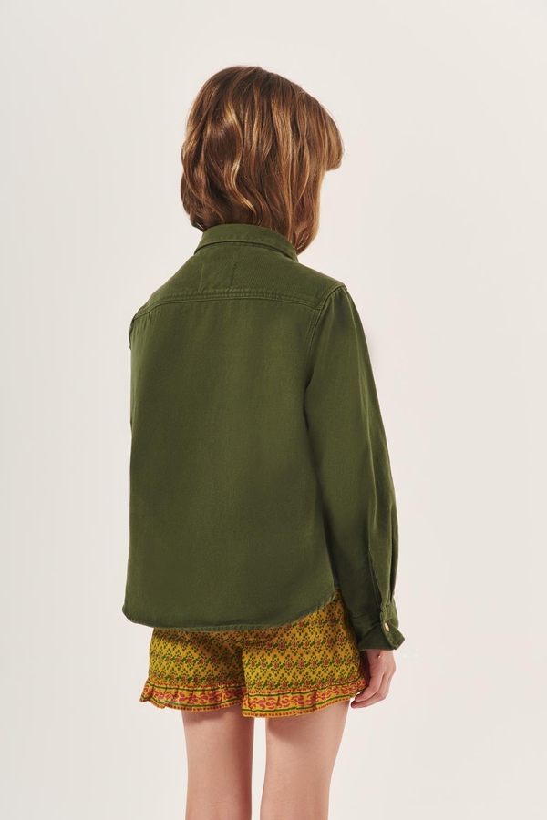 camisa militar girls