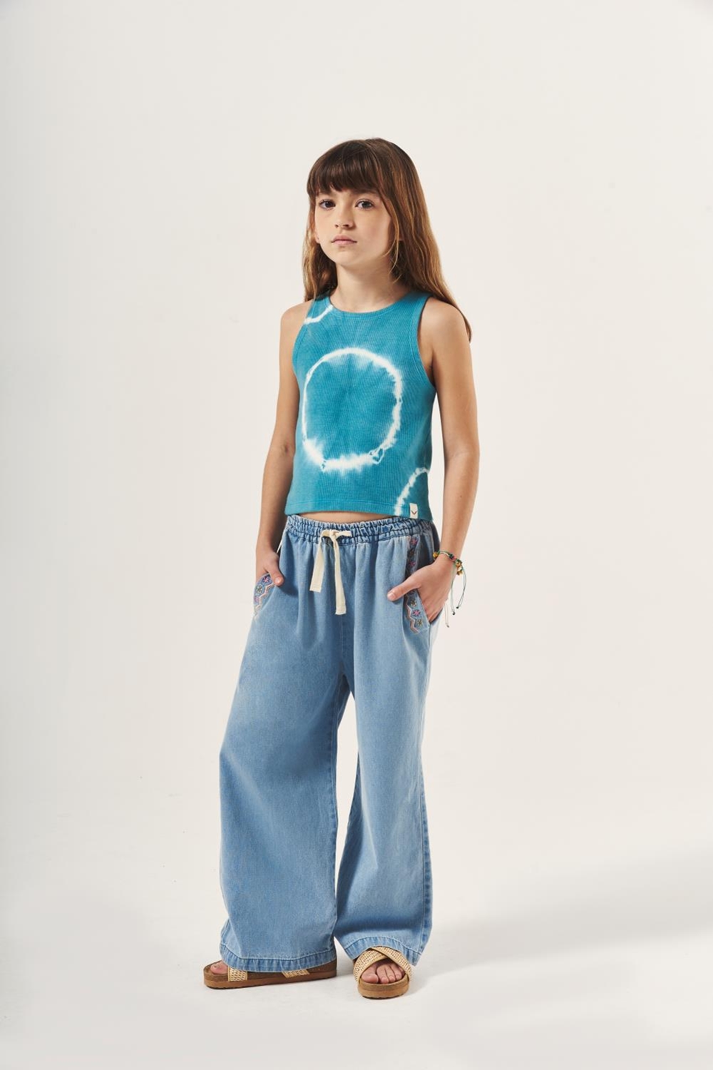 pantalon wide new girls