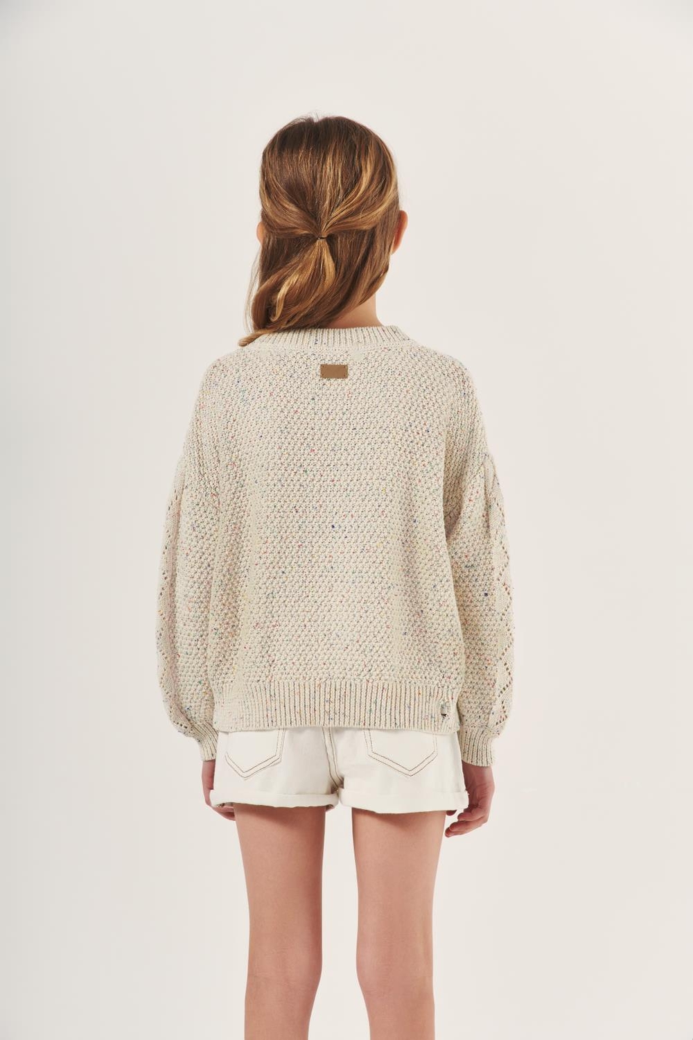 sweater pointelle girls