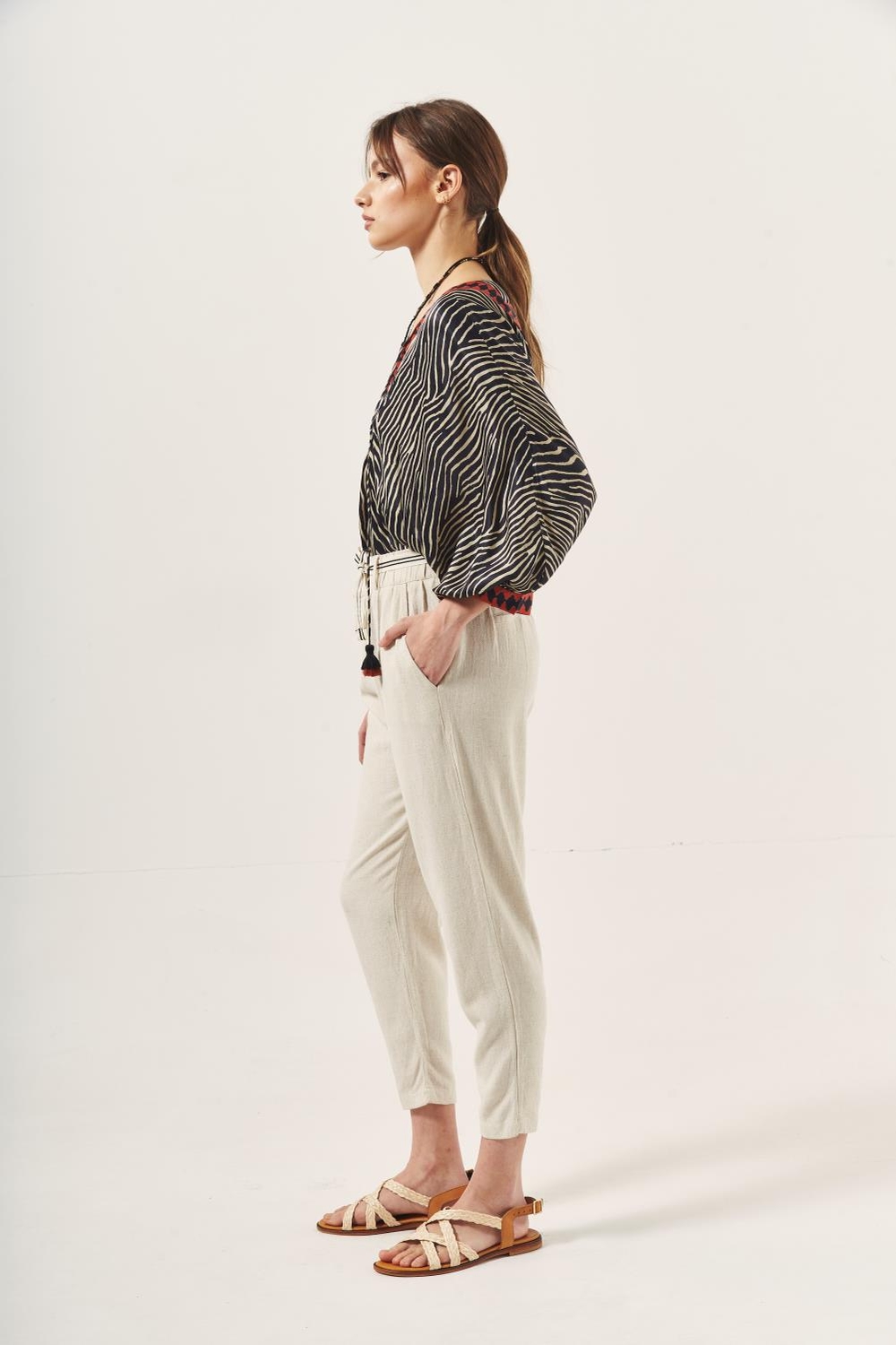 pantalon lino josie