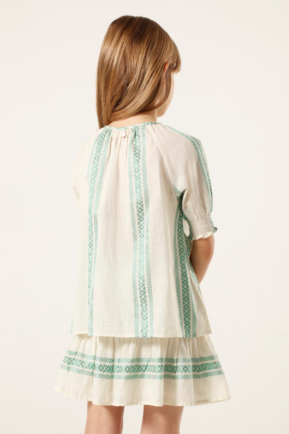 camisa jacquard girls
