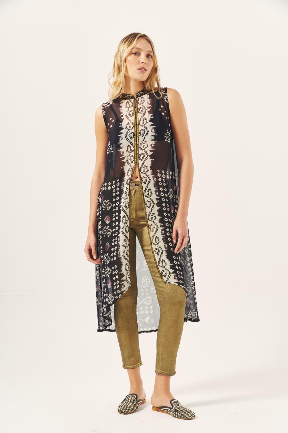 camisa kesari shibori
