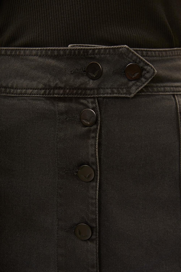 falda josephine black denim