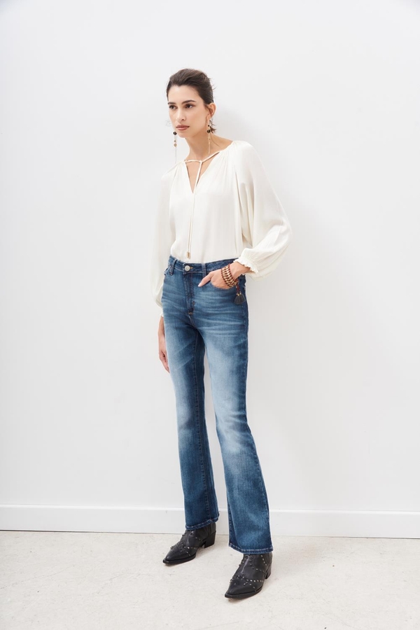 jean flare azul new