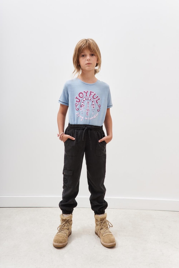 pantalon cargo grey girls