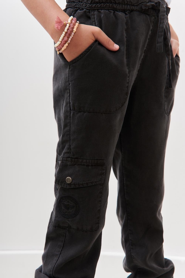 pantalon cargo grey girls
