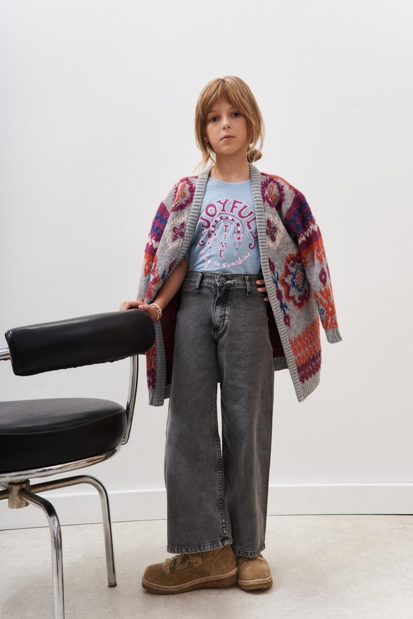 jean wide gray girls
