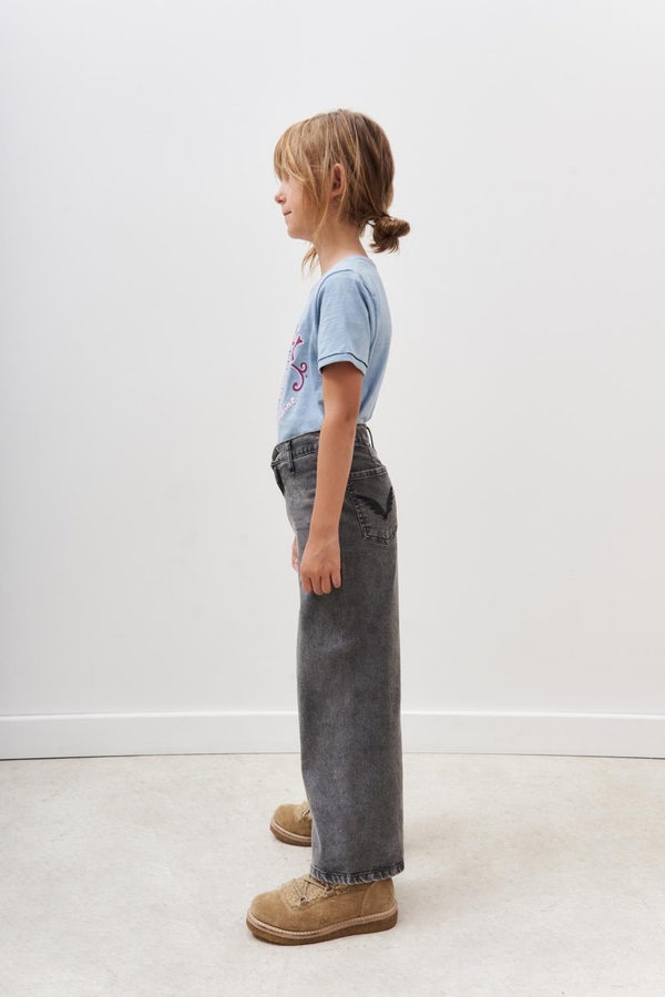 jean wide gray girls