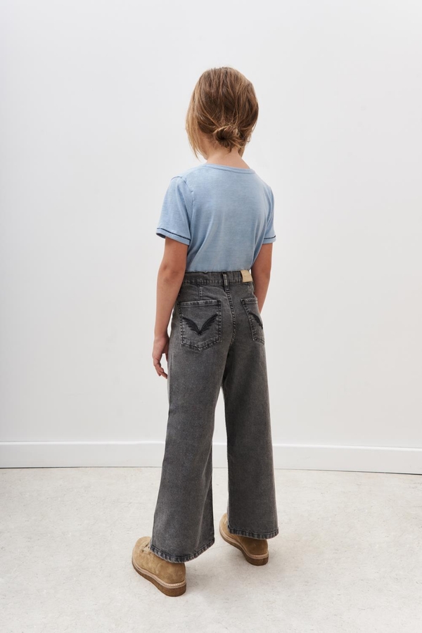 jean wide gray girls