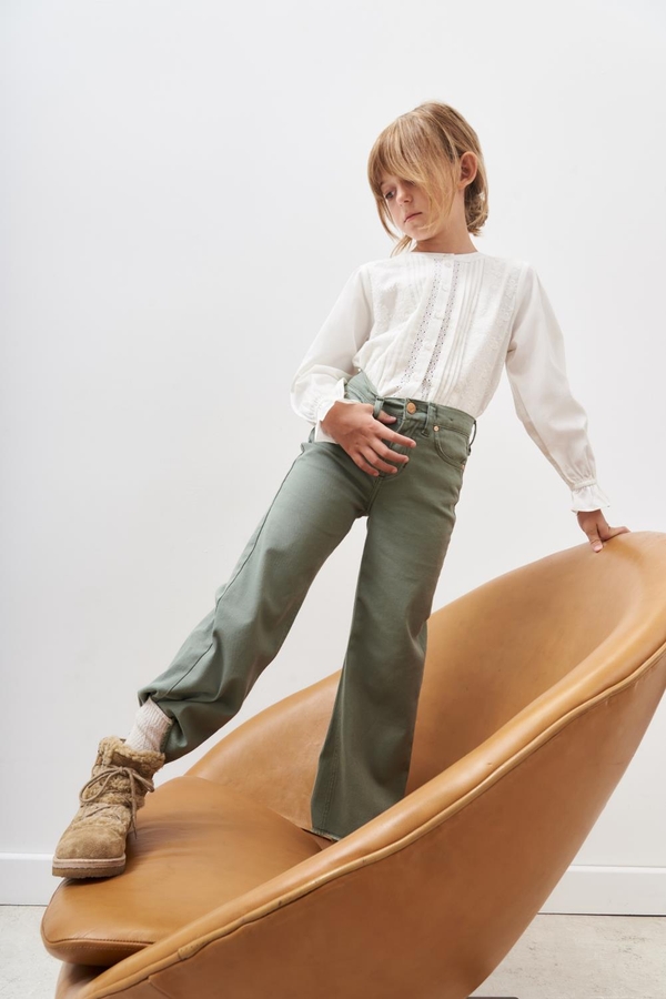 jean wide green girls