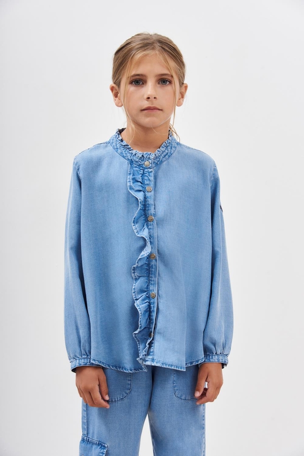 camisa frills girls