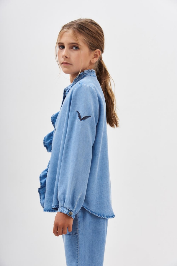 camisa frills girls