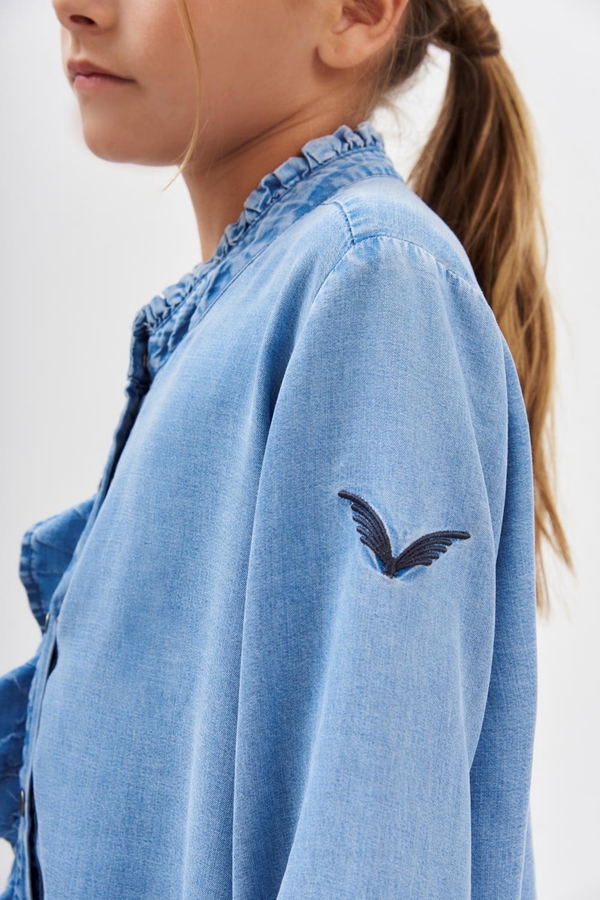 camisa frills girls