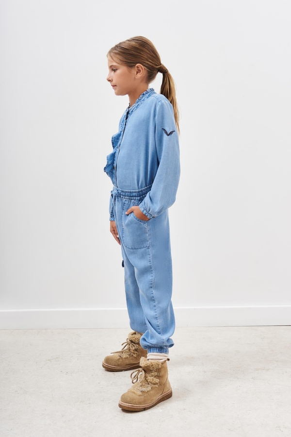 pantalon cargo denim girls