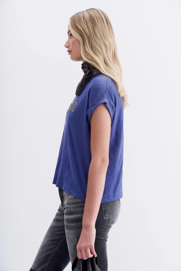 remera blue amour