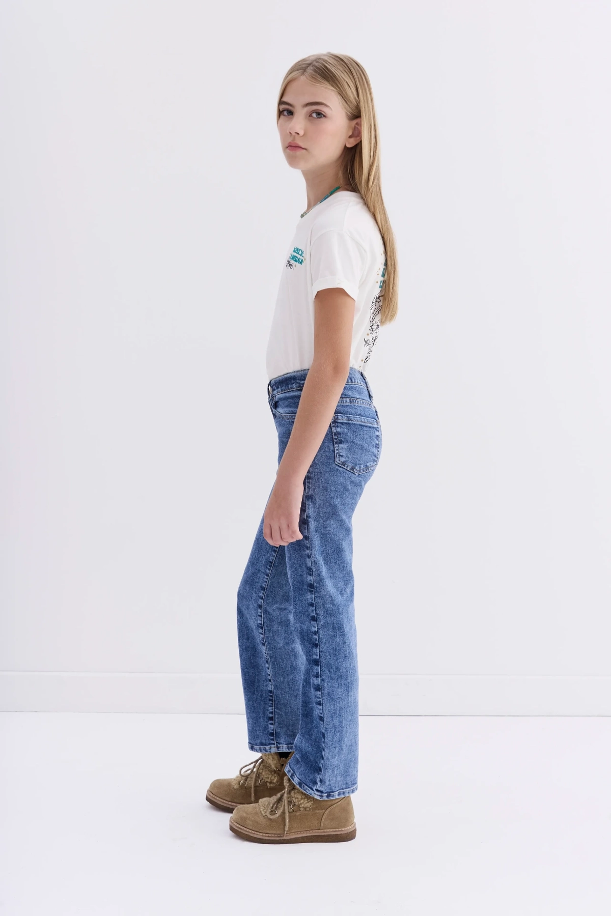 jean straight blue girls