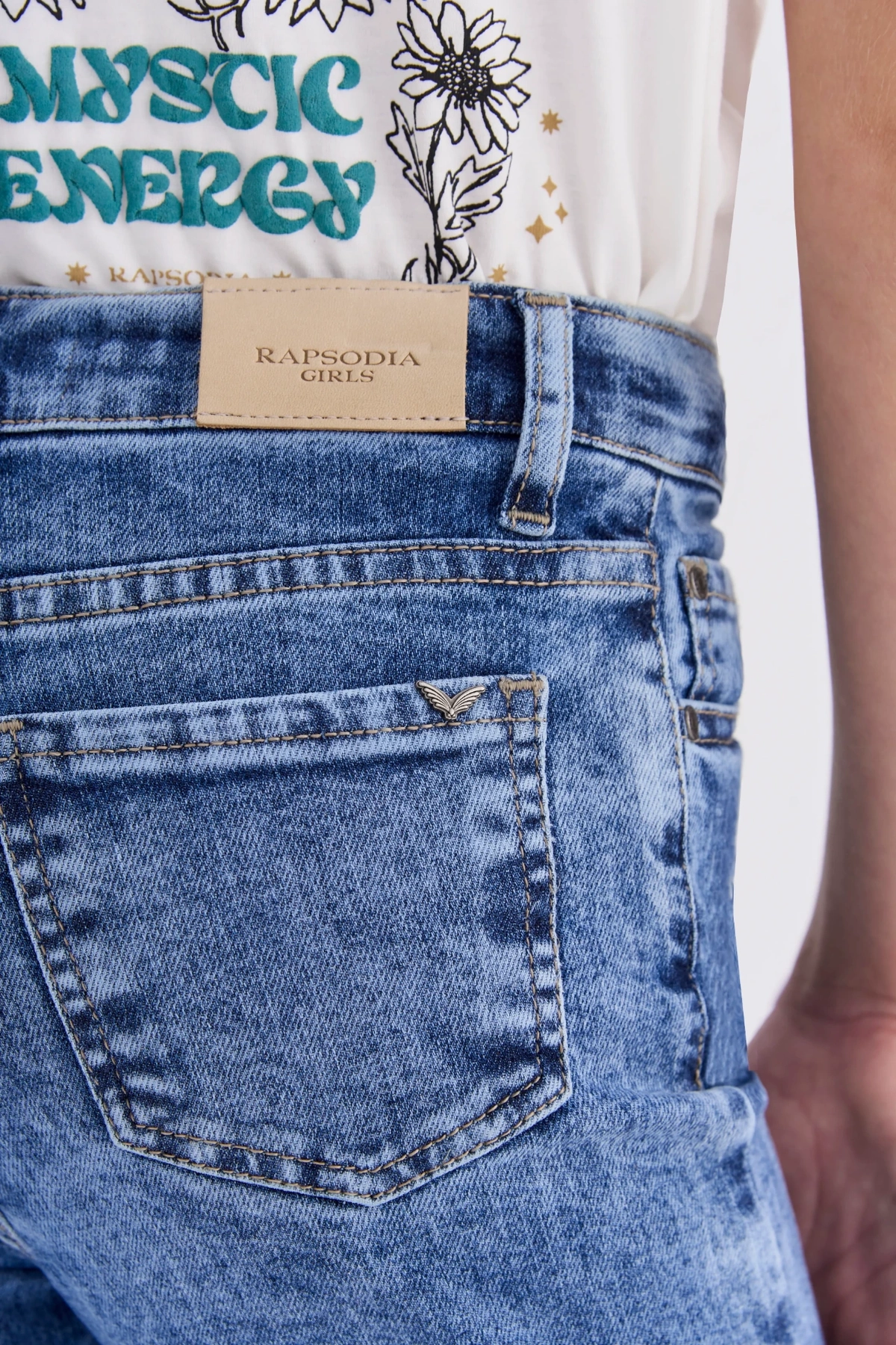 jean straight blue girls