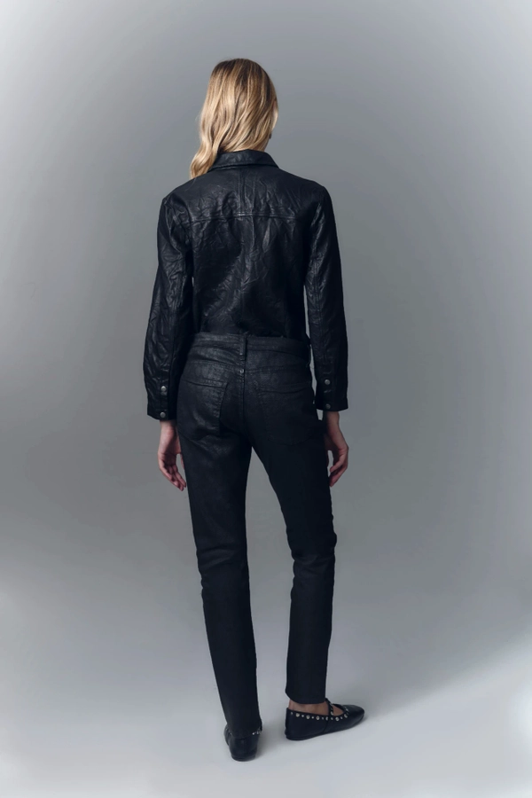 jean skinny leopard