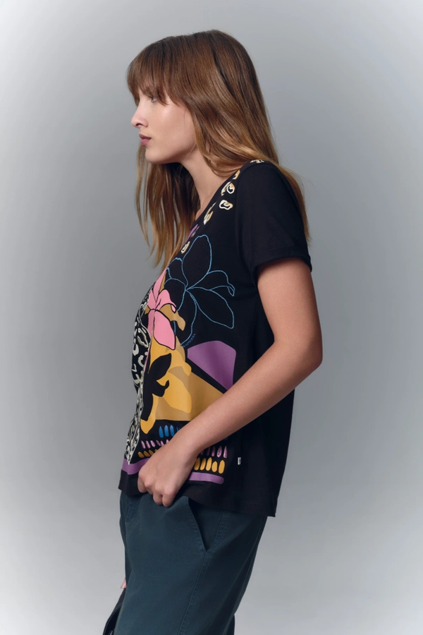 remera leopard