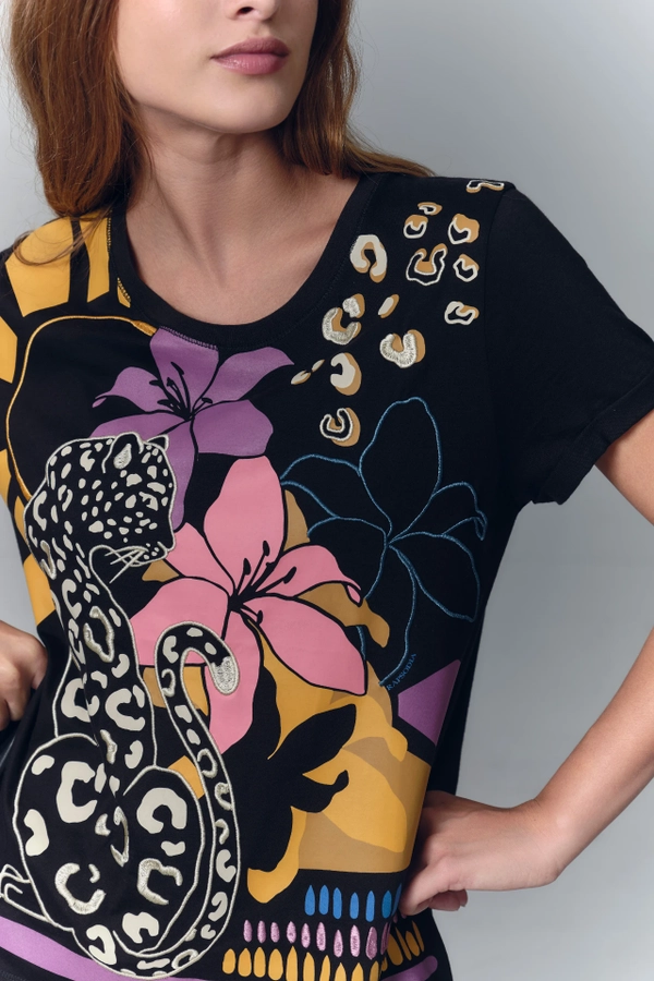 remera leopard