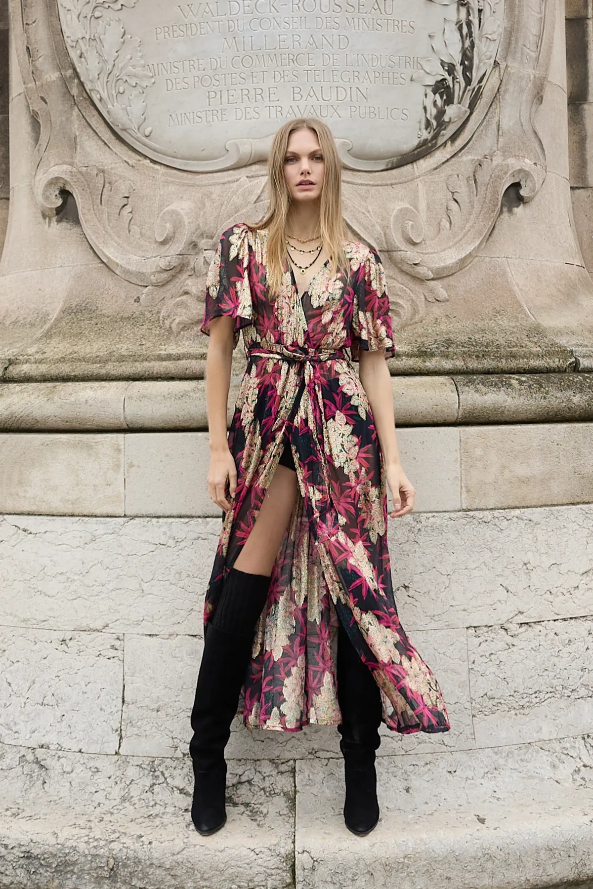 vestido andrea lurex
