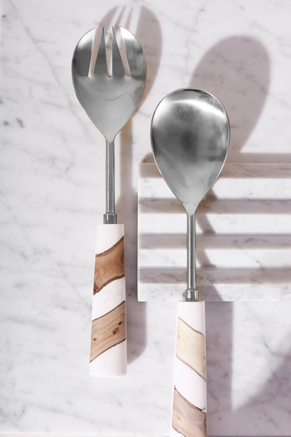 Cubierto Set 2 Salad Wood