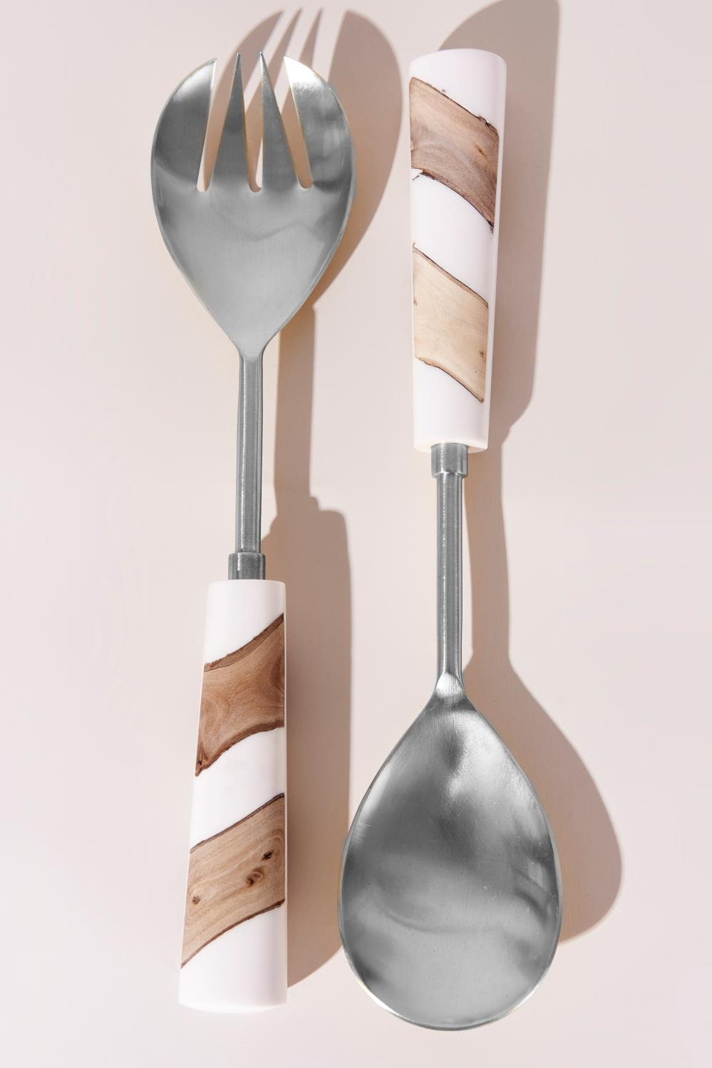 Cubierto Set 2 Salad Wood