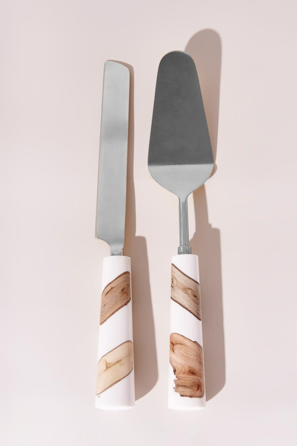 Cubierto Cake Set 2 Wood