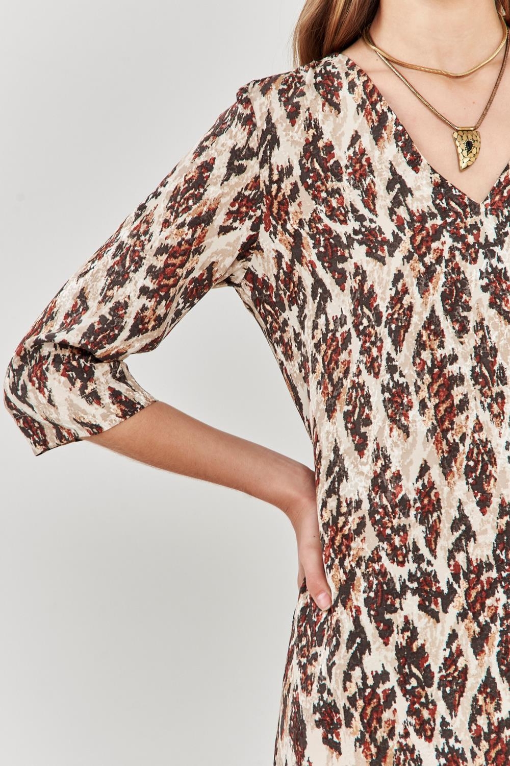 Vestido Olien Feather