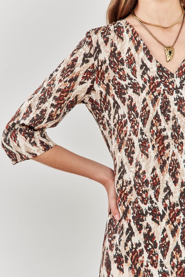 Vestido Olien Feather