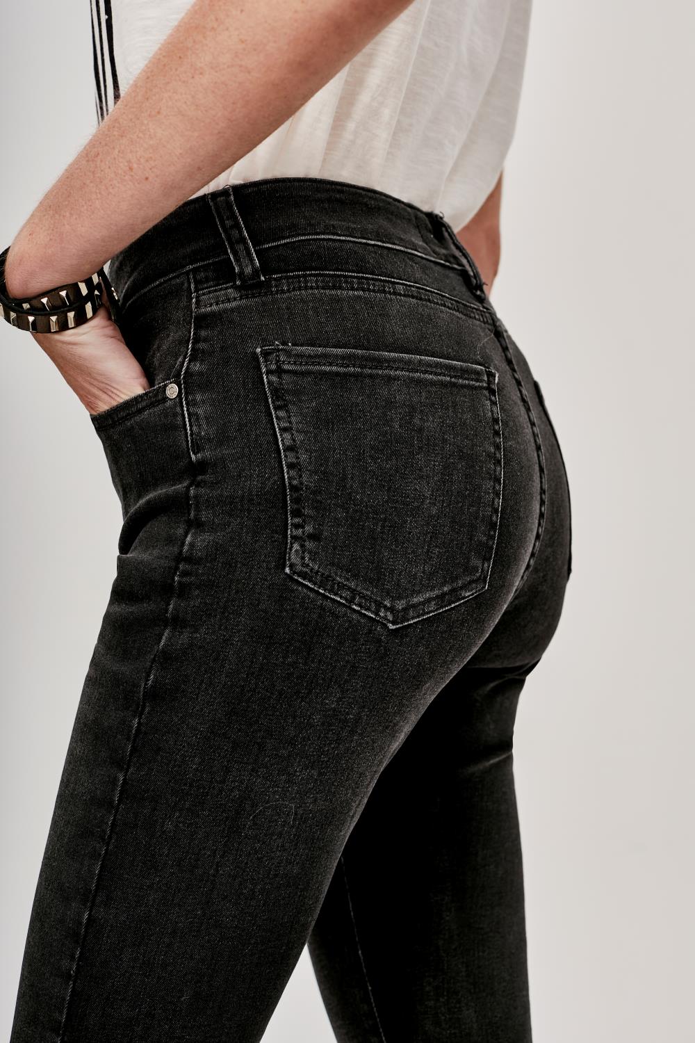 Jean Flare High Rise Classic Black