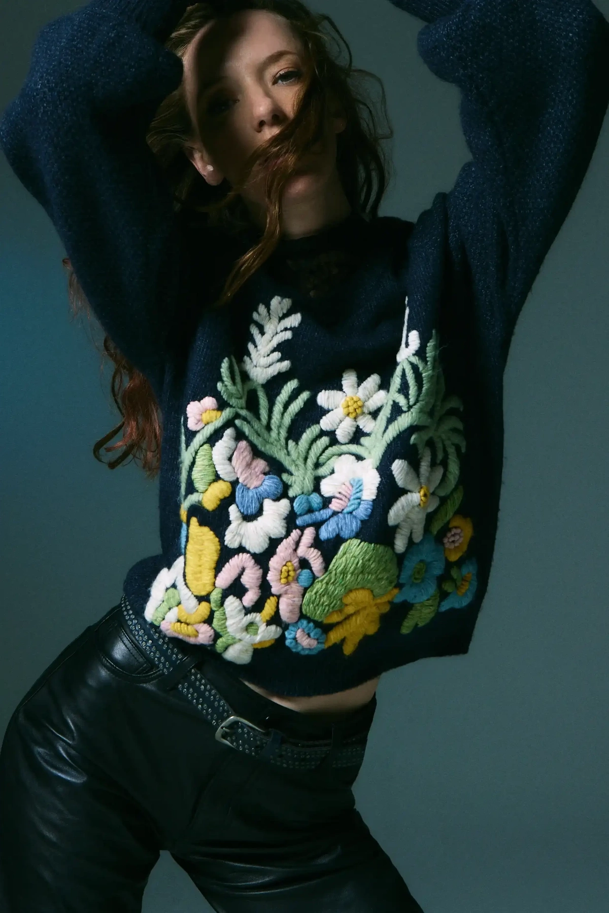 sweater mix rose